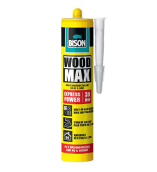 Bison Wood Max Express Power Σφραγιστική Σιλικόνη Ξύλου Μπεζ 380gr