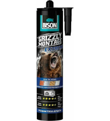 Bison Grizzly Montage Extreme Μονταζόκολλα 2 Συστατικών Λευκή 435ml