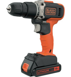 Black & Decker BCD003C1-qw Κρουστικό Δραπανοκατσάβιδο Μπαταρίας 18V 1x1.5Ah