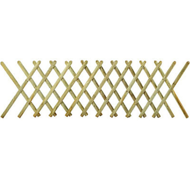 Ξύλινος Φράχτης σε Μπεζ Χρώμα 60cm x 2.5m