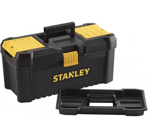 Stanley Essential Εργαλειοθήκη Χειρός Πλαστική με Ταμπακιέρα Π41xB21xΥ19.5cm