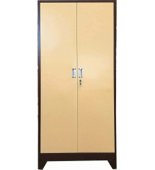 Δίφυλλη Ντουλάπα Μεταλλική με 4 Ράφια 90x40x180εκ.