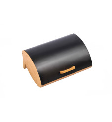Αρτοθήκη μαύρη bamboo 35Χ25Χ15.5ΕΚ