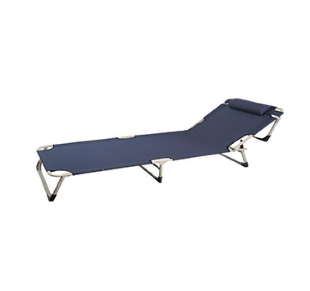 Μεταλλική Ξαπλώστρα με μαξιλάρι 65x190cm