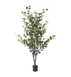 Τεχνητό Φυτό σε Γλάστρα Ευκάλυπτος Μαύρο 180cm