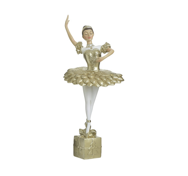 INART ΜΠΑΛΑΡΙΝΑ RESIN ΧΡΥΣΗ/ΛΕΥΚΗ 20Χ17Χ45 - 17cm x 45cm x 20cm